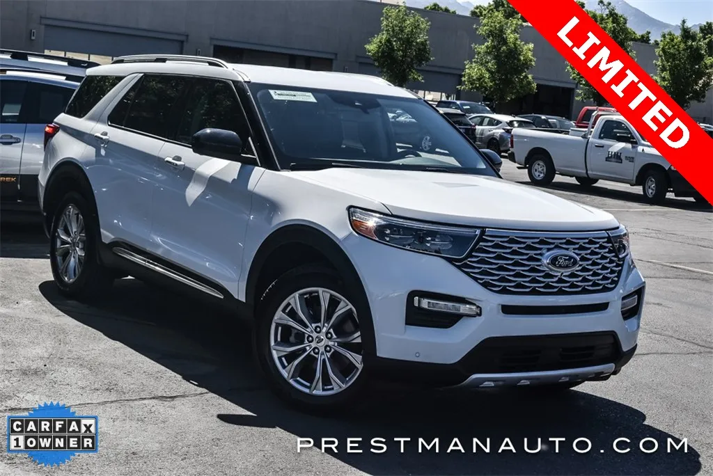 White 2023 Ford Explorer Limited for sale in Salt Lake City, UT