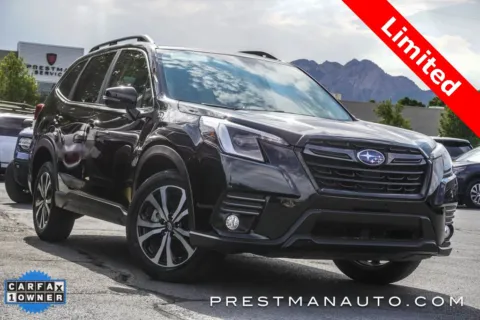 Black 2023 Subaru Forester Limited for sale in Salt Lake City, UT