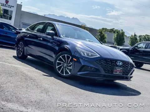 Blue 2020 Hyundai Sonata SEL Plus for sale in Salt Lake City, UT