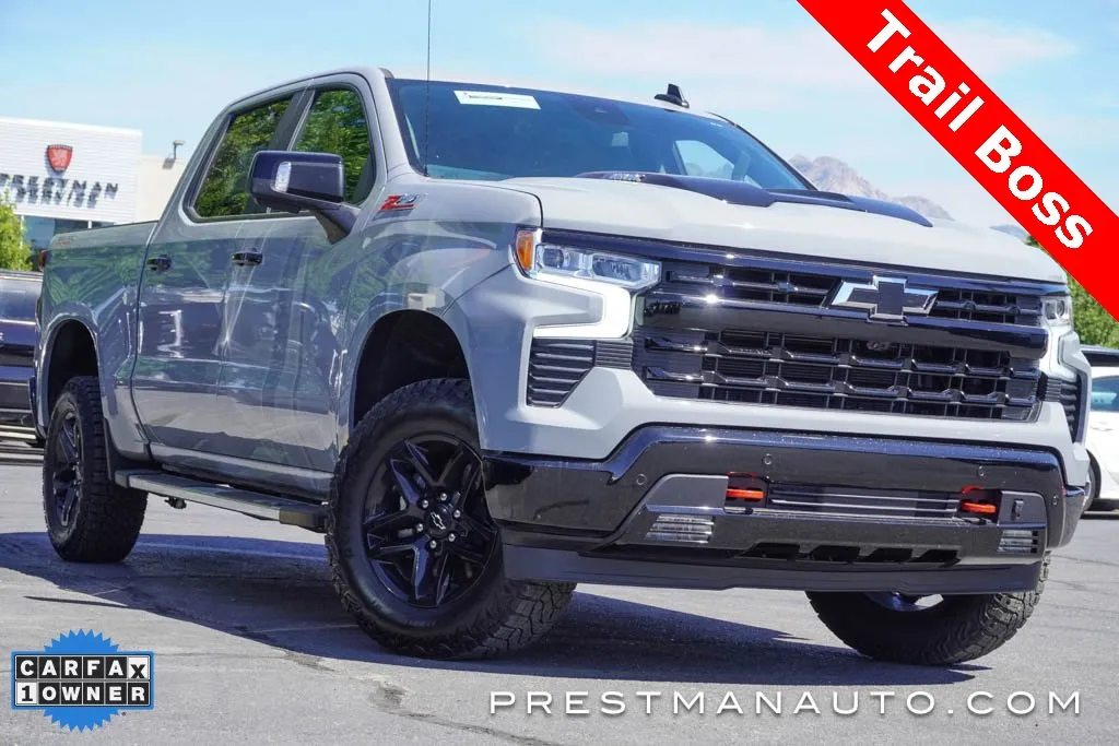 Gray 2024 Chevrolet Silverado 1500 LT Trail Boss for sale in Salt Lake City, UT