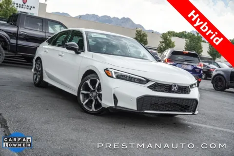 White 2025 Honda Civic Hybrid Sport Touring for sale in Salt Lake City, UT