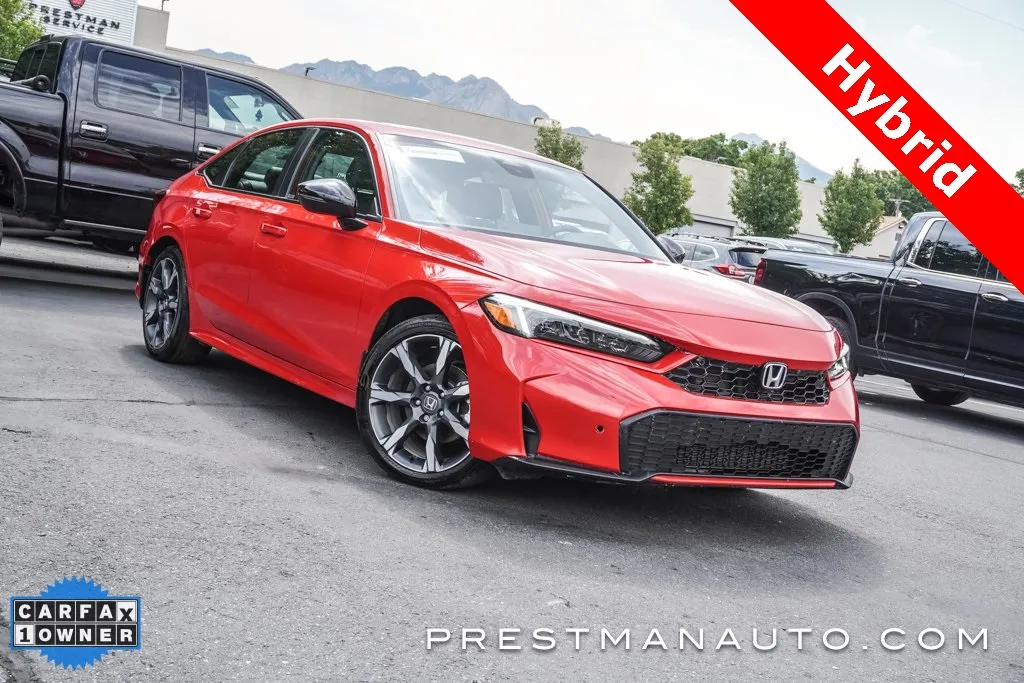 Red 2025 Honda Civic Hybrid Sport Touring for sale in Salt Lake City, UT