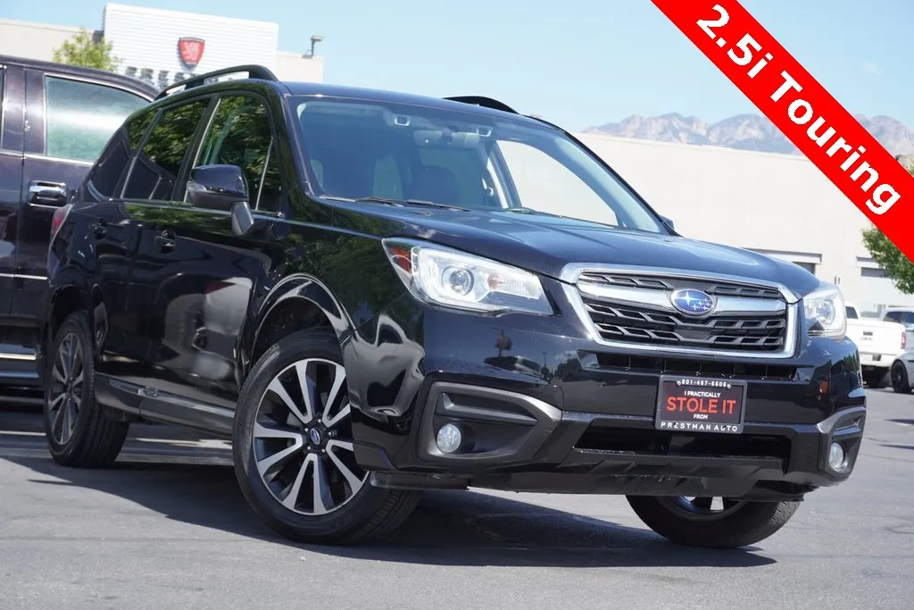 Black 2018 Subaru Forester 2.5i Touring for sale in Salt Lake City, UT