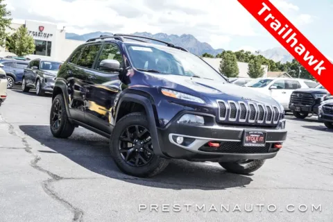 Blue 2016 Jeep Cherokee Trailhawk for sale in Salt Lake City, UT