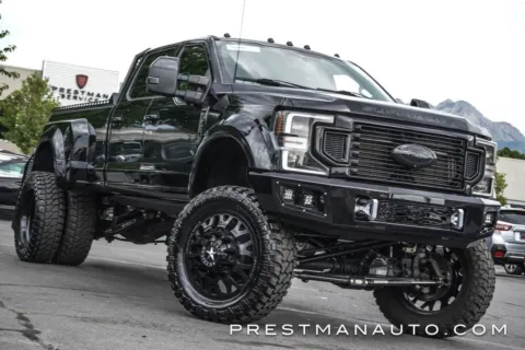 Black 2022 Ford F-450SD Platinum for sale in Salt Lake City, UT