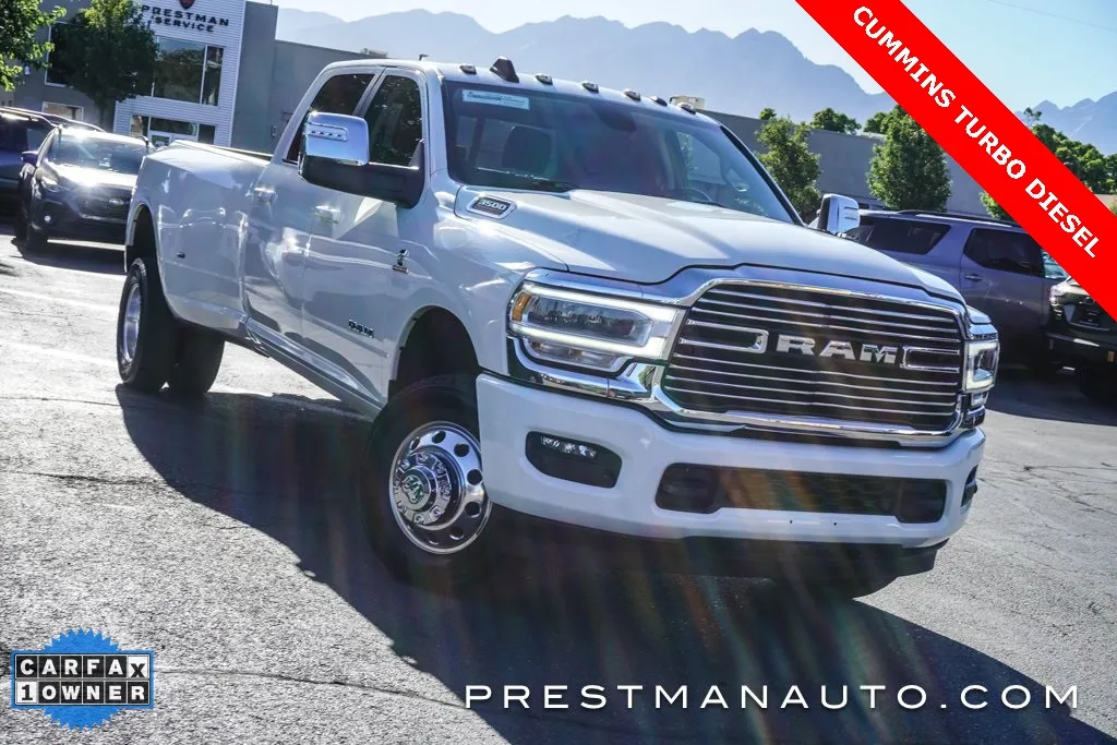 White 2023 Ram 3500 Laramie for sale in Salt Lake City, UT