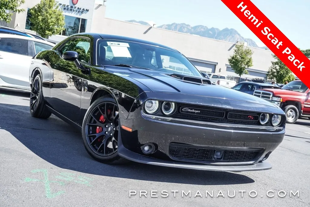 Black 2018 Dodge Challenger 392 Hemi Scat Pack Shaker for sale in Salt Lake City, UT