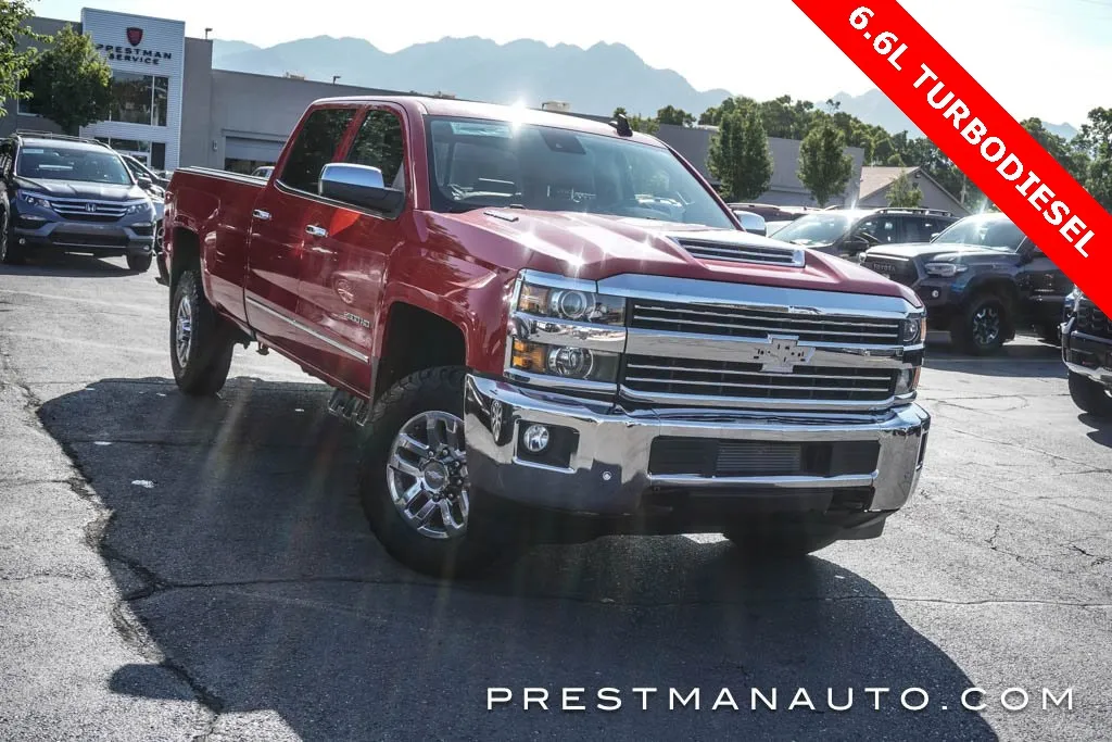 Red 2018 Chevrolet Silverado 2500HD LTZ for sale in Salt Lake City, UT