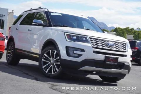 White 2017 Ford Explorer Platinum for sale in Salt Lake City, UT