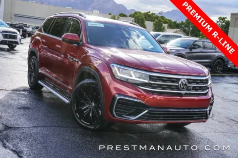 Red 2022 Volkswagen Atlas 3.6L V6 SEL Premium R-Line for sale in Salt Lake City, UT