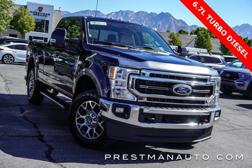 Blue 2021 Ford F-350SD Lariat for sale in Salt Lake City, UT