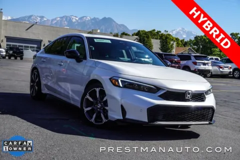 White 2025 Honda Civic Hybrid Sport Touring for sale in Salt Lake City, UT