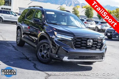 Black 2025 Honda Pilot TrailSport for sale in Salt Lake City, UT