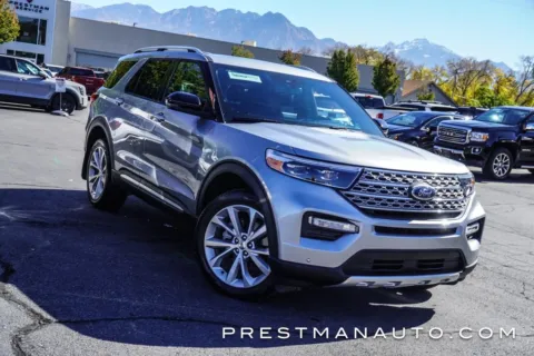 Silver 2024 Ford Explorer Platinum for sale in Salt Lake City, UT
