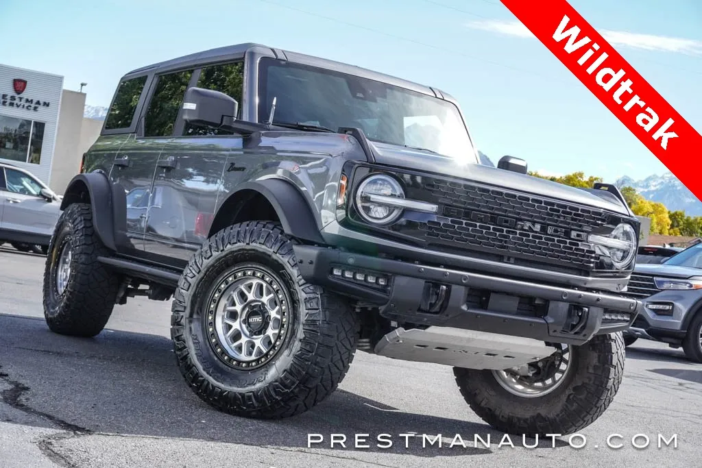 Gray 2022 Ford Bronco Wildtrak for sale in Salt Lake City, UT