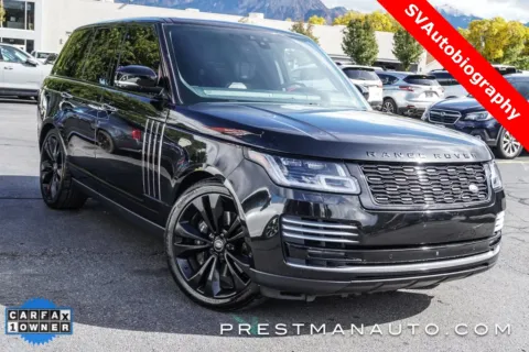 Black 2021 Land Rover Range Rover SVAutobiography for sale in Salt Lake City, UT