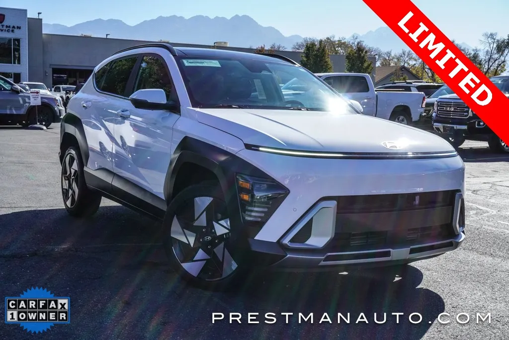 White 2024 Hyundai Kona Limited for sale in Salt Lake City, UT