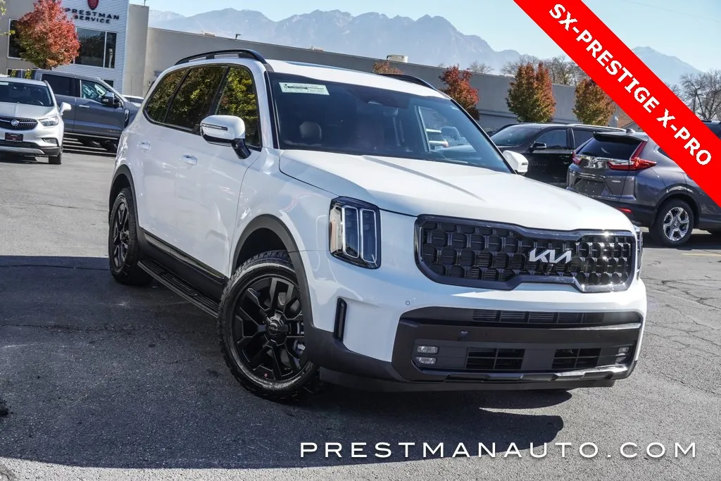 White 2025 Kia Telluride SX-Prestige X-Pro for sale in Salt Lake City, UT
