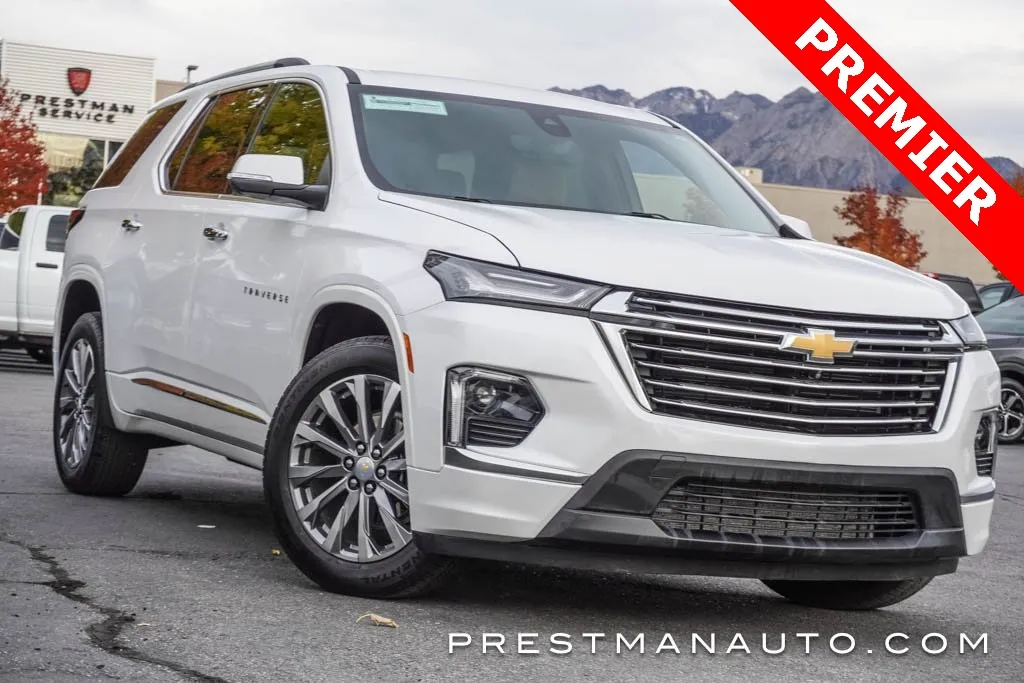 White 2023 Chevrolet Traverse Premier for sale in Salt Lake City, UT