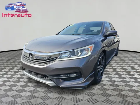 Gray 2017 Honda Accord Sport SE Sedan 4D for sale in Plainville, MA