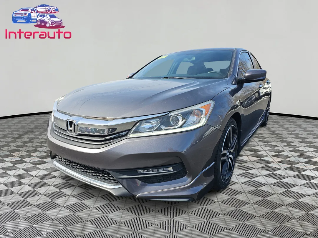 Gray 2017 Honda Accord Sport SE Sedan 4D for sale in Plainville, MA