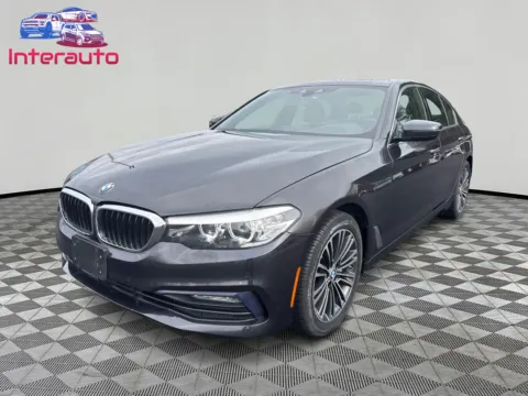 Black 2018 BMW 5 Series 530i xDrive Sedan 4D for sale in Plainville, MA