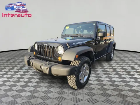 Black 2012 Jeep Wrangler Unlimited Rubicon Sport Utility 4D for sale in Plainville, MA
