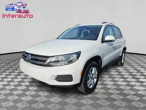 White 2016 Volkswagen Tiguan 2.0T S 4Motion Sport Utility 4D for sale in Plainville, MA