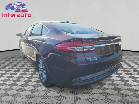 Another view of 2017 Ford Fusion Energi Plug-In Hybrid SE Luxury Sedan 4D for sale in Plainville, MA at Interauto