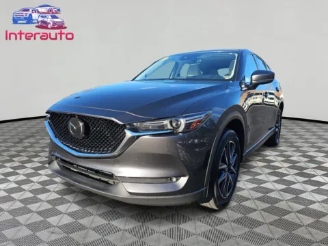 Gray 2018 MAZDA CX-5 Grand Touring Sport Utility 4D for sale in Plainville, MA