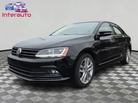 Black 2017 Volkswagen Jetta 1.8T SEL Sedan 4D for sale in Plainville, MA