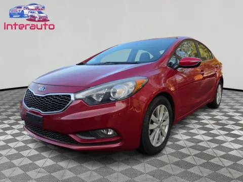 Red 2015 Kia Forte EX Sedan 4D for sale in Plainville, MA