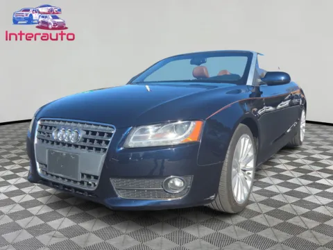 Blue 2011 Audi A5 2.0T Quattro Premium Cabriolet 2D for sale in Plainville, MA