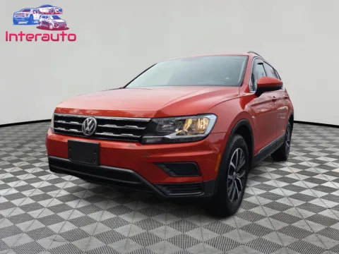 Orange 2018 Volkswagen Tiguan 2.0T SE 4MOTION Sport Utility 4D for sale in Plainville, MA