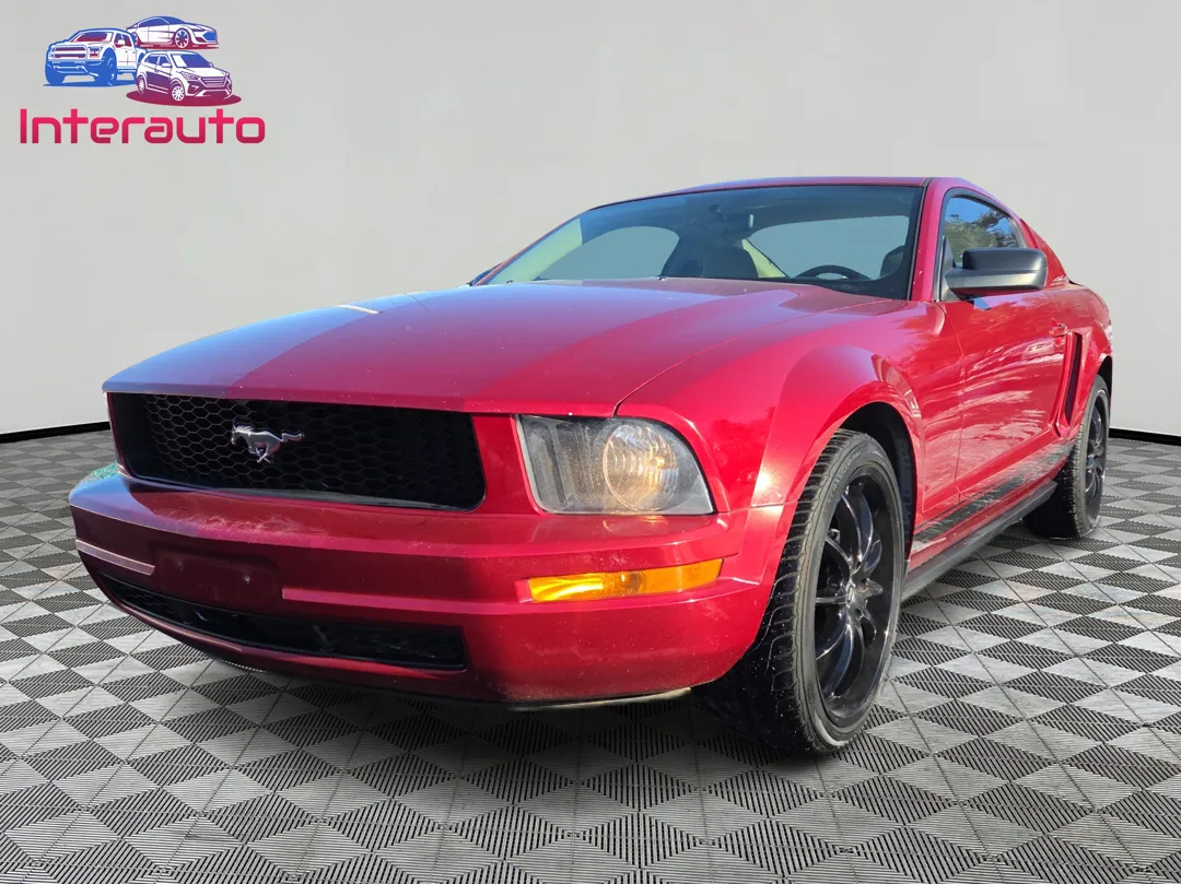Red 2007 Ford Mustang Deluxe Coupe 2D for sale in Plainville, MA