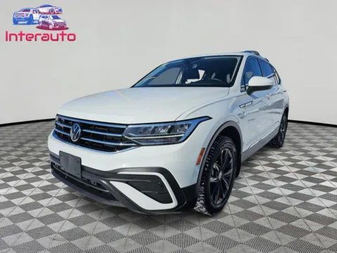 White 2022 Volkswagen Tiguan SE 4MOTION Sport Utility 4D for sale in Plainville, MA