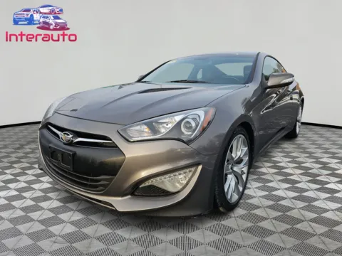 Gray 2013 Hyundai Genesis Coupe 3.8 Grand Touring Coupe 2D for sale in Plainville, MA