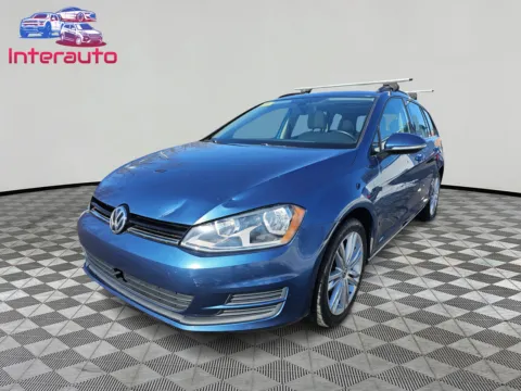 Blue 2016 Volkswagen Golf SportWagen TSI Limited Edition Wagon 4D for sale in Plainville, MA