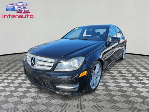 Black 2012 Mercedes-Benz C-Class C 300 4MATIC Sport Sedan 4D for sale in Plainville, MA