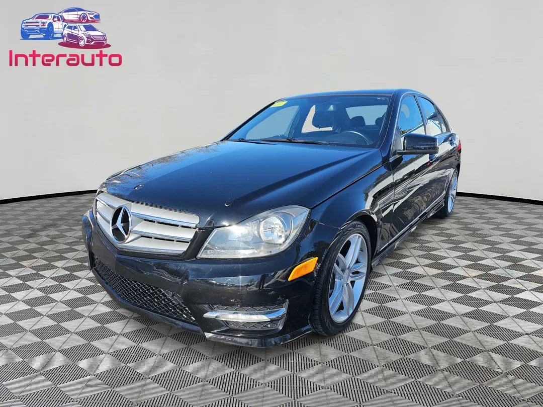Black 2012 Mercedes-Benz C-Class C 300 4MATIC Sport Sedan 4D for sale in Plainville, MA