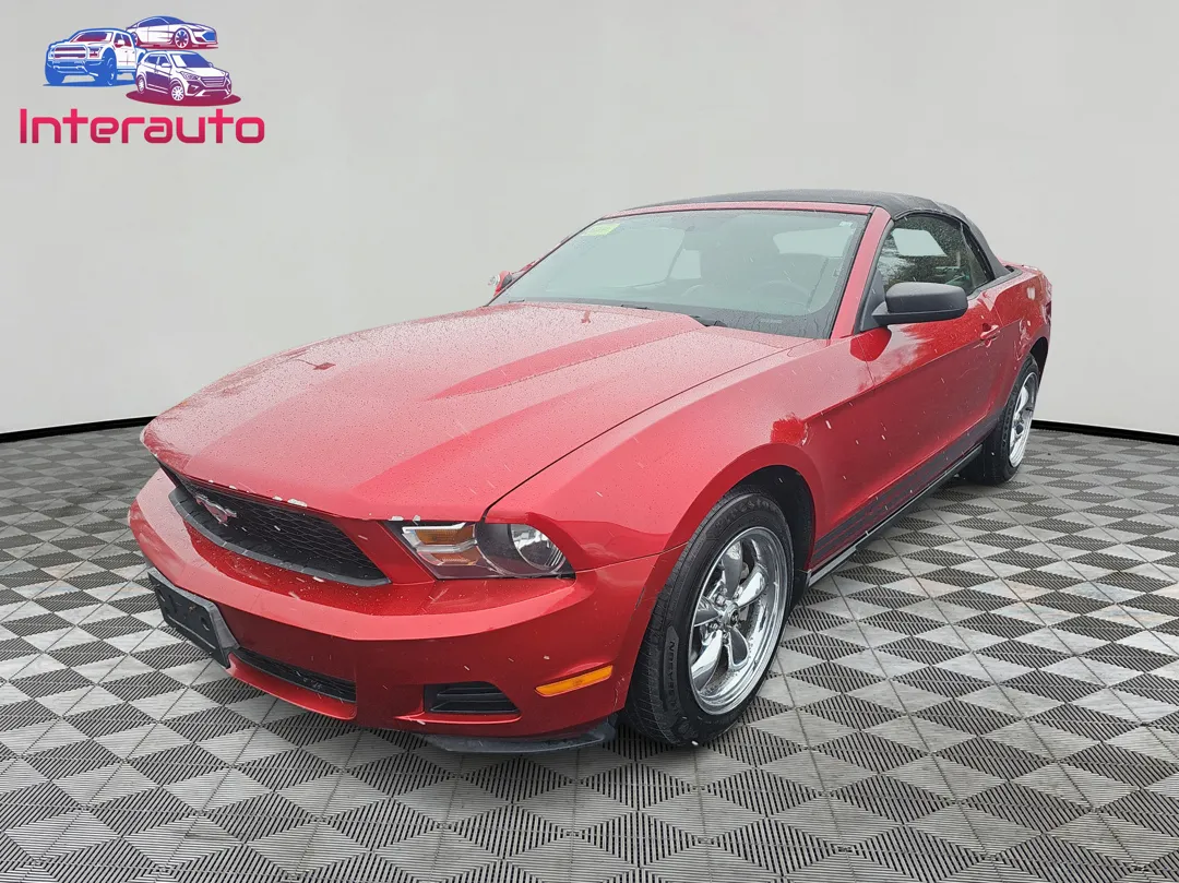 Red 2010 Ford Mustang Convertible 2D for sale in Plainville, MA