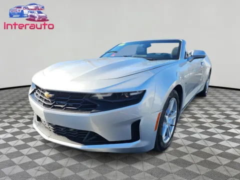 Silver 2019 Chevrolet Camaro LT Convertible 2D for sale in Plainville, MA
