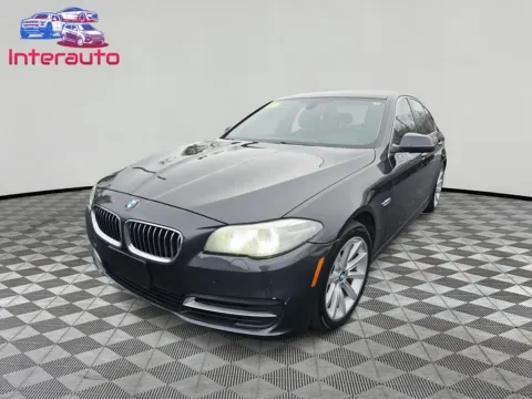 Black 2014 BMW 5 Series 535i xDrive Sedan 4D for sale in Plainville, MA