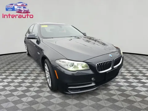 Black 2014 BMW 5 Series 535i xDrive Sedan 4D for sale in Plainville, MA
