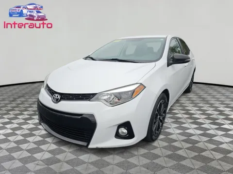 White 2015 Toyota Corolla S Plus Sedan 4D for sale in Plainville, MA