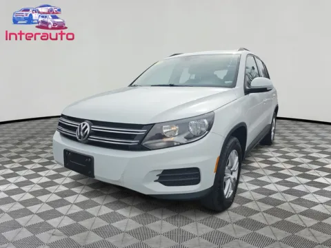 White 2017 Volkswagen Tiguan 2.0T S Sport Utility 4D for sale in Plainville, MA