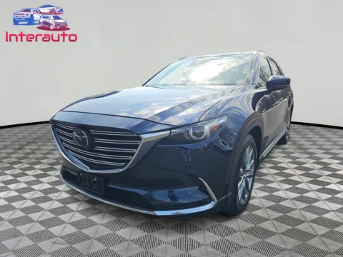 Blue 2019 MAZDA CX-9 Grand Touring Sport Utility 4D for sale in Plainville, MA