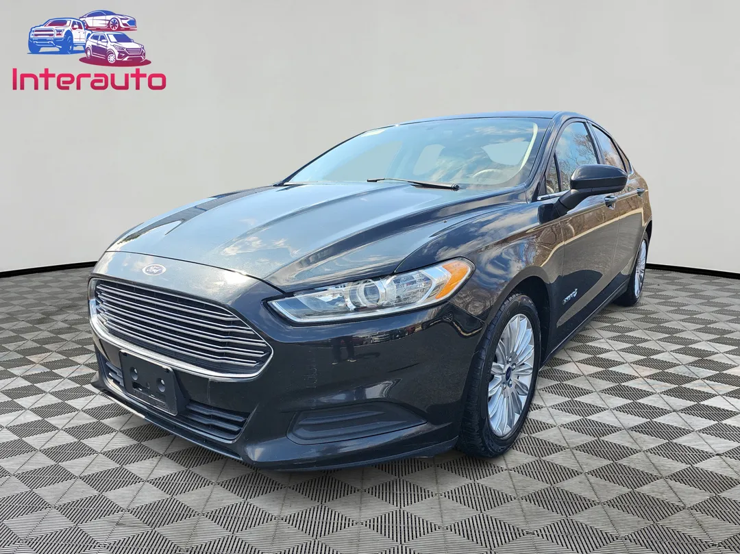 Black 2014 Ford Fusion S Hybrid Sedan 4D for sale in Plainville, MA