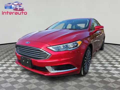 Red 2018 Ford Fusion SE Sedan 4D for sale in Plainville, MA