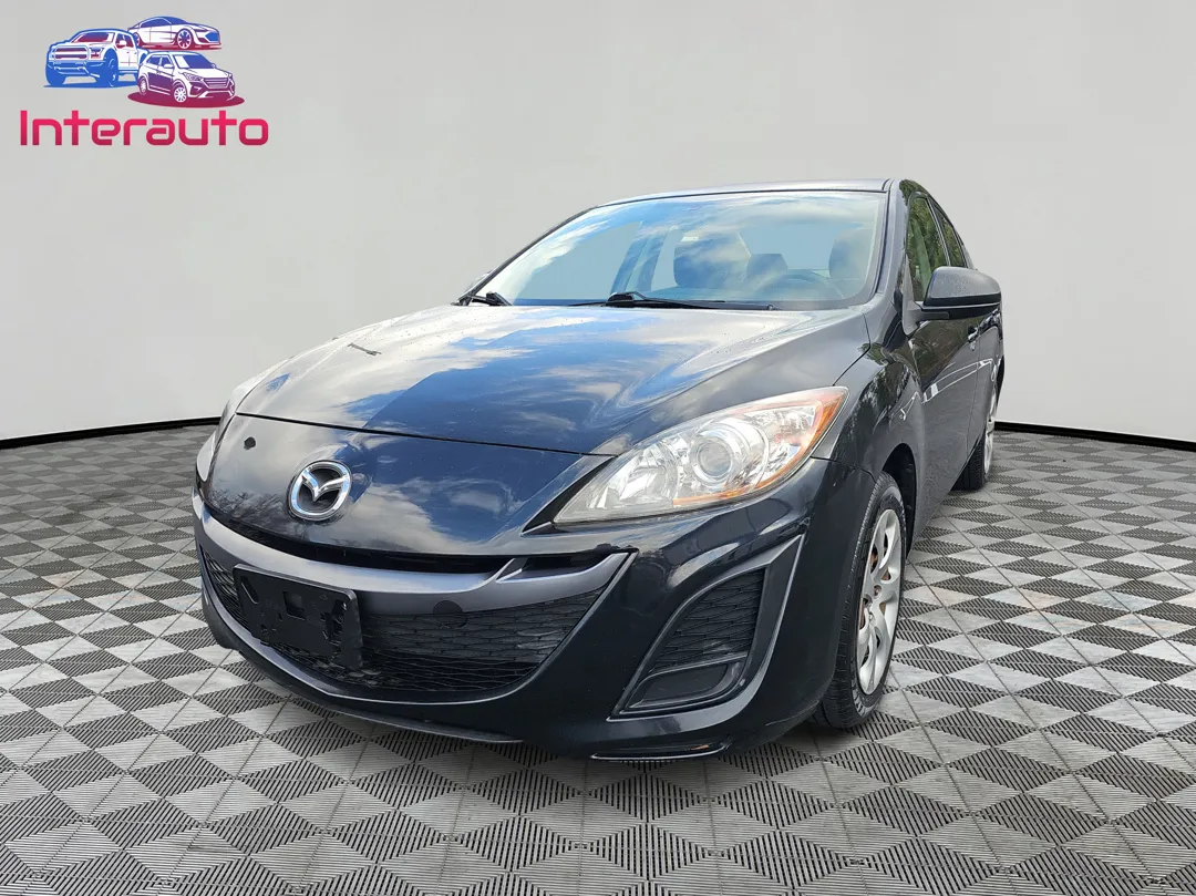 Black 2010 MAZDA MAZDA3 i Sport Sedan 4D for sale in Plainville, MA